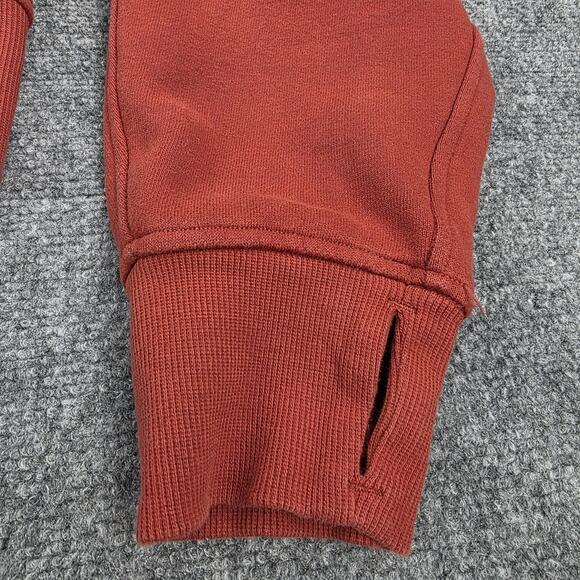 Lululemon Hoodie Womens XS/S Red Scuba Oversized Full Zip Cropped Thumbholes - Picture 15 of 16